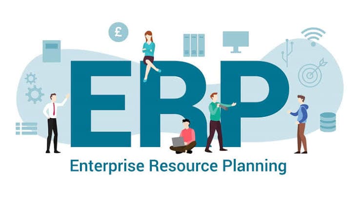 Enterprise resource planning illustration.