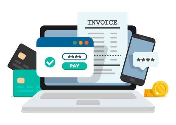 Invoicing and payment illustration.